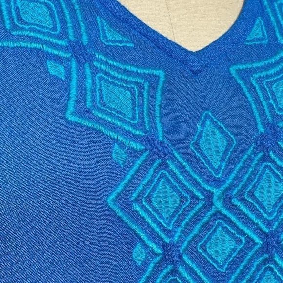 Lilly Pulitzer Blue Tunic Top S - Picture 2 of 5